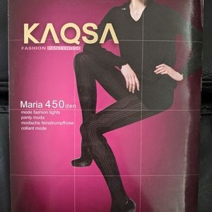 Brand new Black tights with pattern